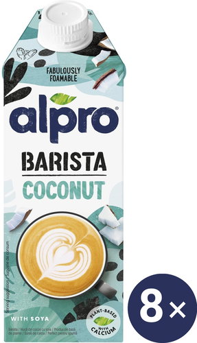 Alpro Barista soy-coconut drink 8 × 750 ml - Plant-based Drink - Main image