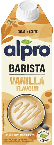 Alpro Barista oat-soy drink with vanilla flavour 750 ml - Plant-based Drink - Main image