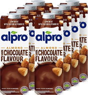 Alpro Almond drink with dark chocolate flavour 8 × 1 l - Plant-based Drink