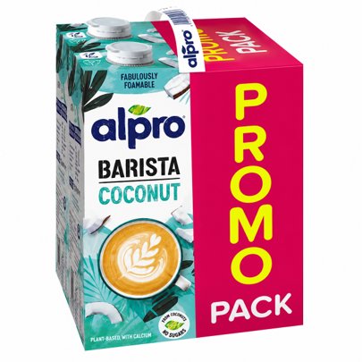 Alpro Barista Soya-Coconut Drink 4 × 1L - Plant-based Drink - Main image