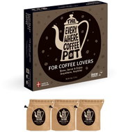 THE BREW COMPANY Dárkové balení kávy, Coffee Pot Kit 3 ks - Gift Set