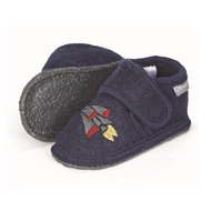 STERNTALER wool slippers, velcro, rocket blue 5401900, 24 - Baby Booties