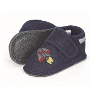 STERNTALER wool slippers, velcro, rocket blue 5401900, 26 - Baby Booties