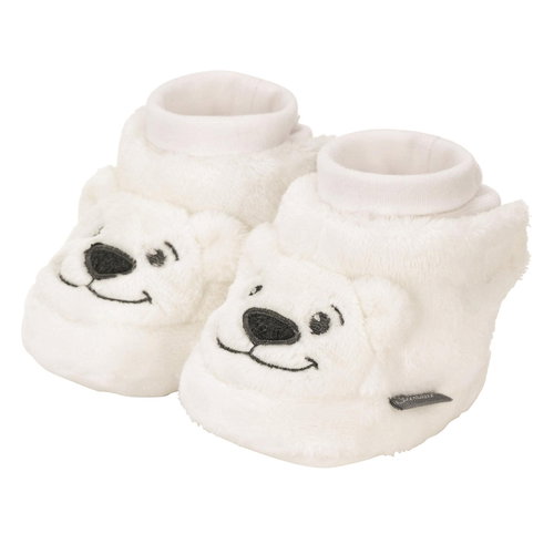 STERNTALER plush winter teddy bear boots cream 5102080, 18 - Baby Booties - Main image