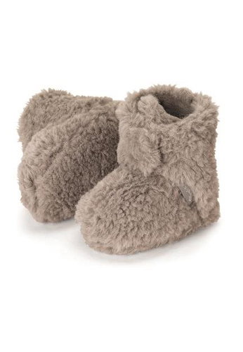 STERNTALER plush winter boots, velcro, grey 5102107, 18 - Baby Booties - Main image