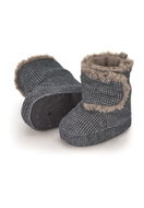 STERNTALER textile winter boots, ankle, fur, non-slip, blue 5102122, 20 - Baby Booties