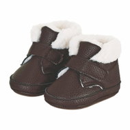 STERNTALER textile winter boots imitation leather brown 5302001, 22 - Baby Booties