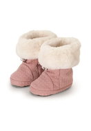 STERNTALER textile boots, winter, fur, stars, non-slip, pink 5102124, 22 - Baby Booties