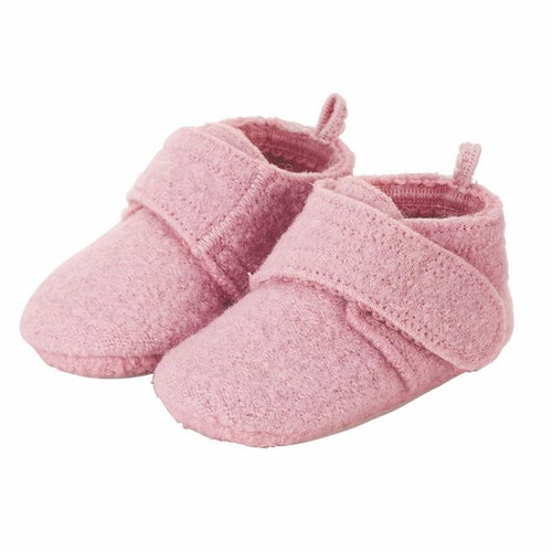 STERNTALER textile fleece velcro boots pink low 5302005, 18 - Baby Booties - Main image