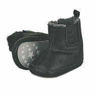 STERNTALER textile winter boots imitation leather dark grey zipped 5302015, 18 - Baby Booties