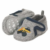 STERNTALER winter fleece car slippers grey 5302065, 22 - Baby Booties