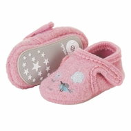 STERNTALER winter fleece bunny slippers, bird pink 5302066, 24 - Baby Booties