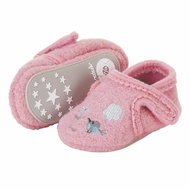 STERNTALER winter fleece bunny slippers, bird pink 5302066, 18 - Baby Booties