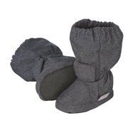 STERNTALER Winter textile boots high denim blue 5101810, 20 - Baby Booties