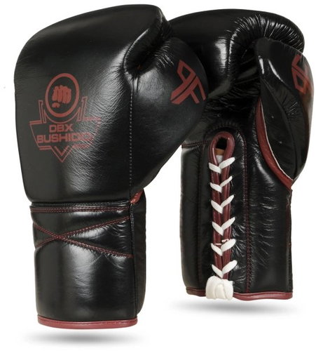 DBX BUSHIDO ProFighter Lace-up multi-layer Bordeaux gloves 12 oz - Boxing Gloves - Main image