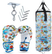 DBX BUSHIDO Kids boxing set Cartoon Blue - bag, gloves, mounting - Boxing Set
