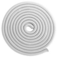 SEDCO Gymnastické bavlněné švihadlo 3m, bílá - Skipping Rope