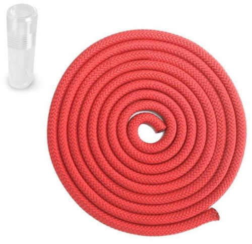 SEDCO Gymnastic cotton jump rope 3m - PVC Tuba, red - Skipping Rope - Main image