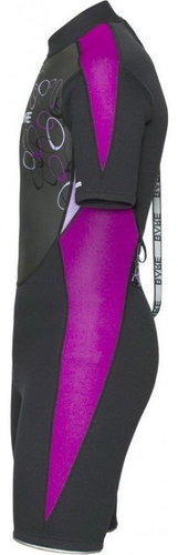 Bare Manta Shorty Youth Wetsuit, 2mm, size 12, Purple - Neoprene Suit - Main image