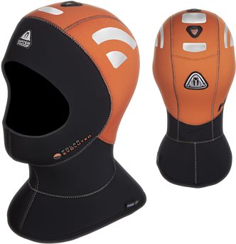 Waterproof H1 High Visibility Hood, 5/10mm, size M - Neoprene Hood - Main image