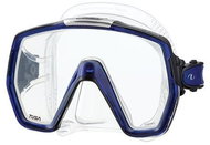 Tusa Freedom HD, Transparent Silicone, Blue Frame - Diving Mask