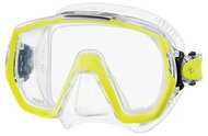 Tusa Freedom Elite, Transparent Silicone, Yellow Frame - Diving Mask