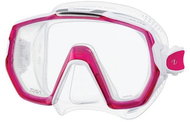 Tusa Freedom Elite, Transparent Silicone, Pink Frame - Diving Mask