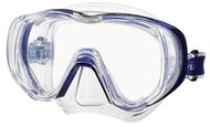 Tusa Freedom Tri Quest, Transparent Silicone, Blue - Diving Mask