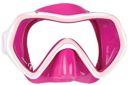 Mares Comet, Pink Silicone, Pink Frame - Diving Mask - Main image