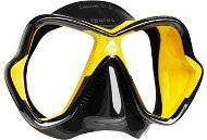 Mares X-Vision Ultra Liquidskin, Black Silicone, Yellow Frame - Diving Mask