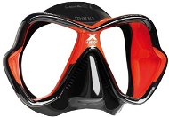 Mares X-Vision Ultra Liquidskin, čierny silikón, červený rámček - Potápačské okuliare