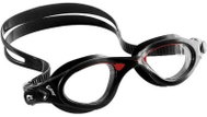 Cressi Flash, Black/Red, Clear Lens - Swimming Goggles