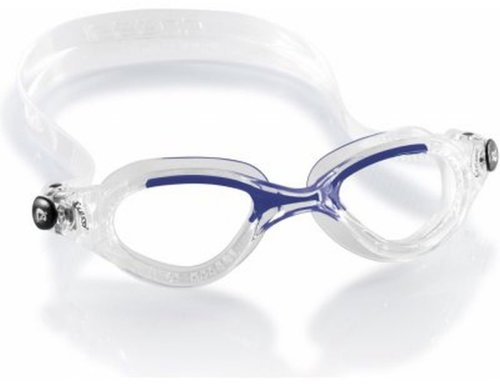 Cressi Flash, Transparent/Blue, Clear Lens - Swimming Goggles - Main image