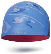 Head Silicone Sketch Junior, Blue/Swimmers - Swim Cap