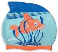 Head Meteor junior, ryba oranžová - Plavecká čepice