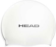 Head Silicone Flat, White - Swim Cap