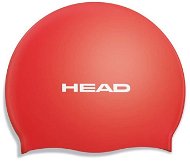 Head Silicone Flat, červená - Plavecká čepice