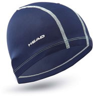 Head Polyester Cap, Navy Blue - Swim Cap