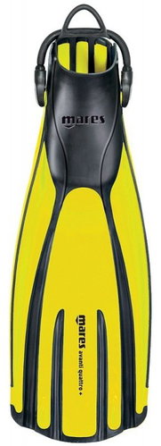 Mares Plana Avanti Quattro+, Yellow, Regular - Fins - Main image