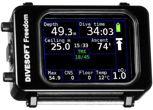 Divesoft FREEDOM Advanced Nitrox - Potápěčský počítač - Hlavní obrázek