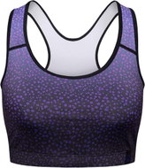 Dedoles Cheerful sports bra Lavender polka dots purple sized. L - Bra