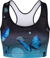 Dedoles Cheerful sports bra Charming butterfly blue/black size 2.5 mm L - Bra