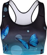 Veselý športový top Pôvabný motýľ modrá/čierna veľkosť 2XL - Tielko