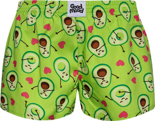 Dedoles Cheerful women's shorts Avocado love green size. L - Boxer Shorts - Main image