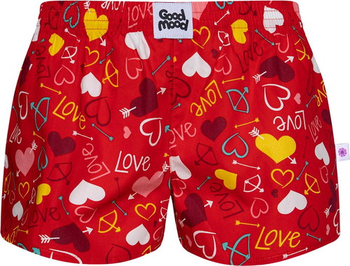 Dedoles Cheerful women's shorts Hearts red size. XL - Boxer Shorts - Main image