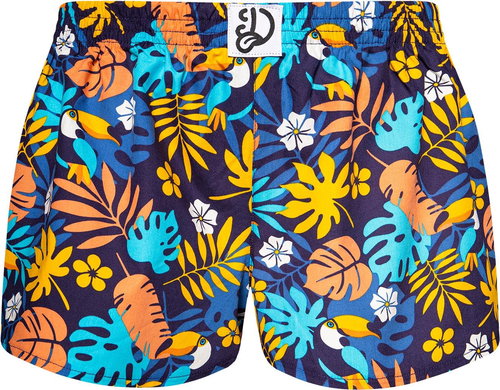 Dedoles Cheerful women's shorts Tropical toucan blue sized. XL - Boxer Shorts - Main image