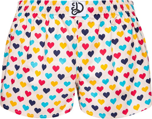 Dedoles Cheerful women's shorts Colored hearts multicoloured size. L - Boxer Shorts - Main image