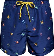 Dedoles Cheerful men's swim shorts Starfish blue sized. L - Men's Swimwear