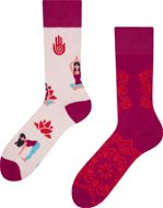 Dedoles Happy socks Yoga mandala burgundy size 39 - 42 EU - Socks