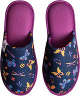 Dedoles Veselé pantofle Motýli modrá EU 39 / 275 mm - Slippers